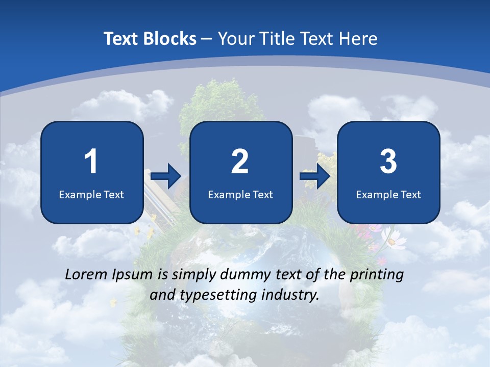 Reforestation Growth Air PowerPoint Template