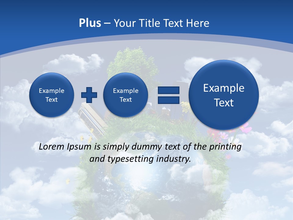 Reforestation Growth Air PowerPoint Template