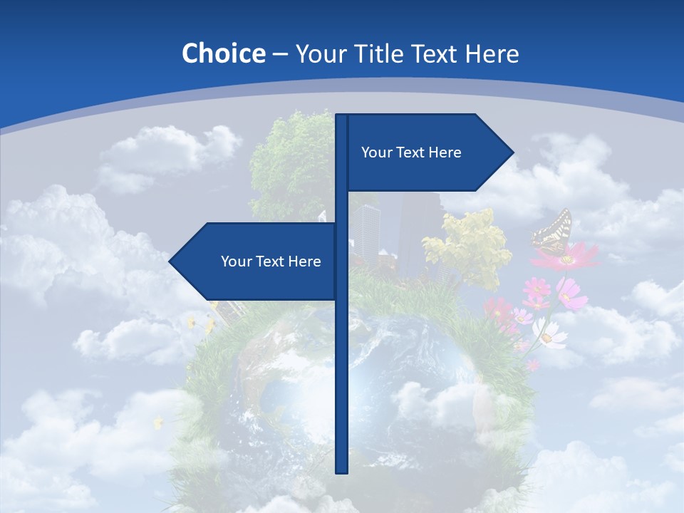 Reforestation Growth Air PowerPoint Template