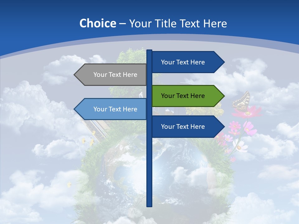 Reforestation Growth Air PowerPoint Template