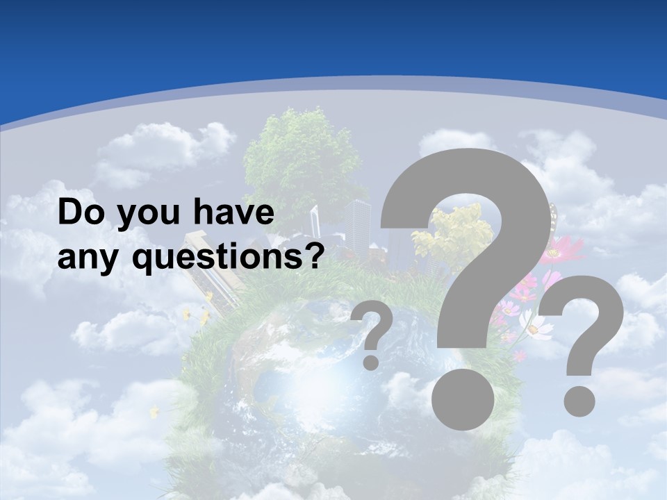 Reforestation Growth Air PowerPoint Template