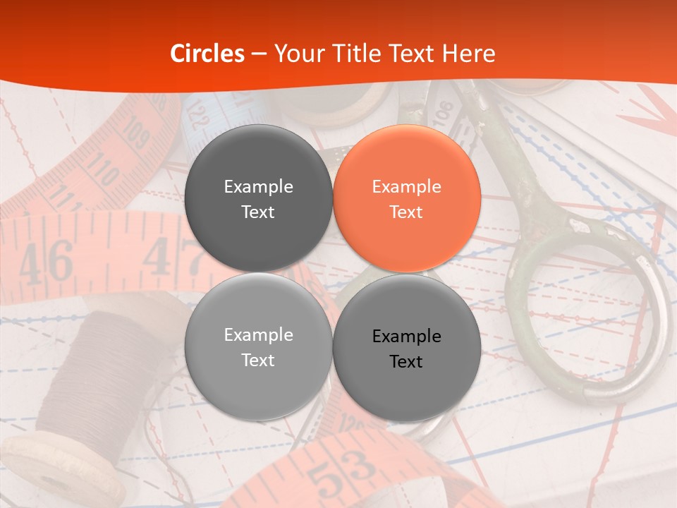 Embroidery Art Leisure PowerPoint Template