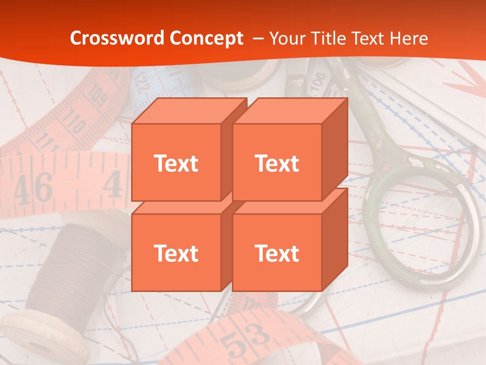 Embroidery Art Leisure PowerPoint Template