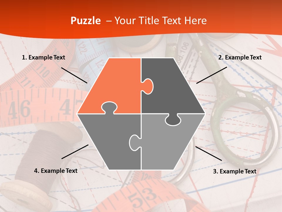 Embroidery Art Leisure PowerPoint Template