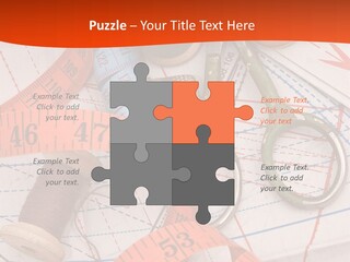 Embroidery Art Leisure PowerPoint Template