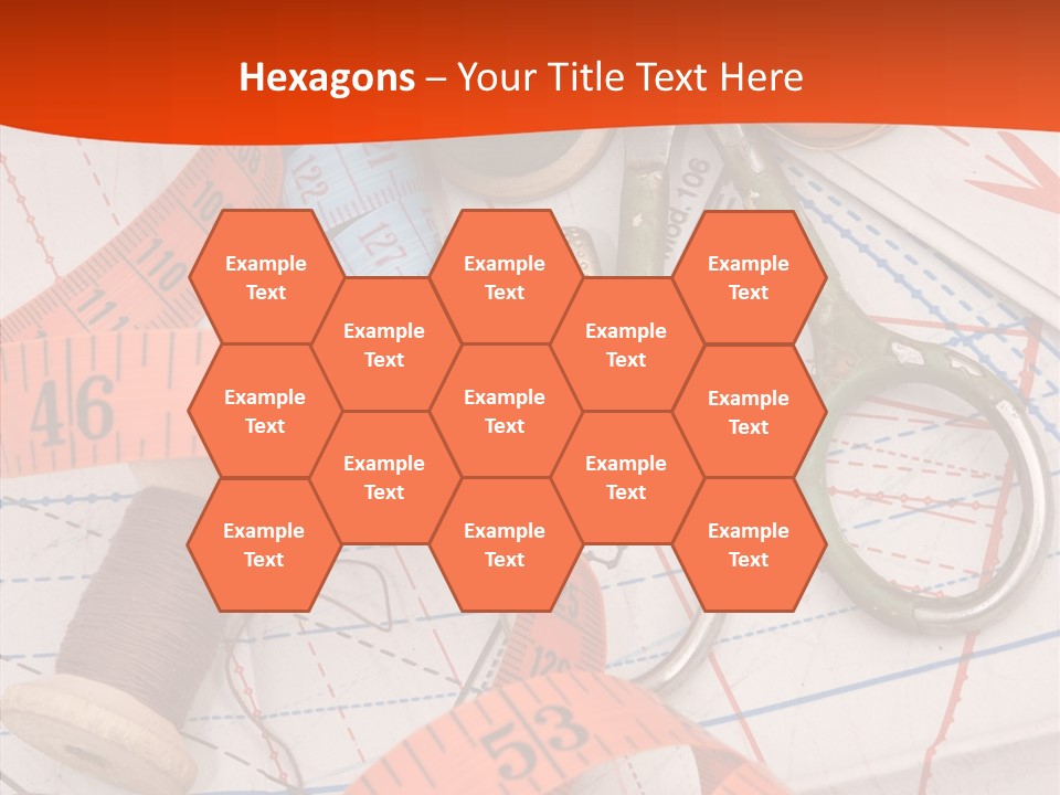 Embroidery Art Leisure PowerPoint Template