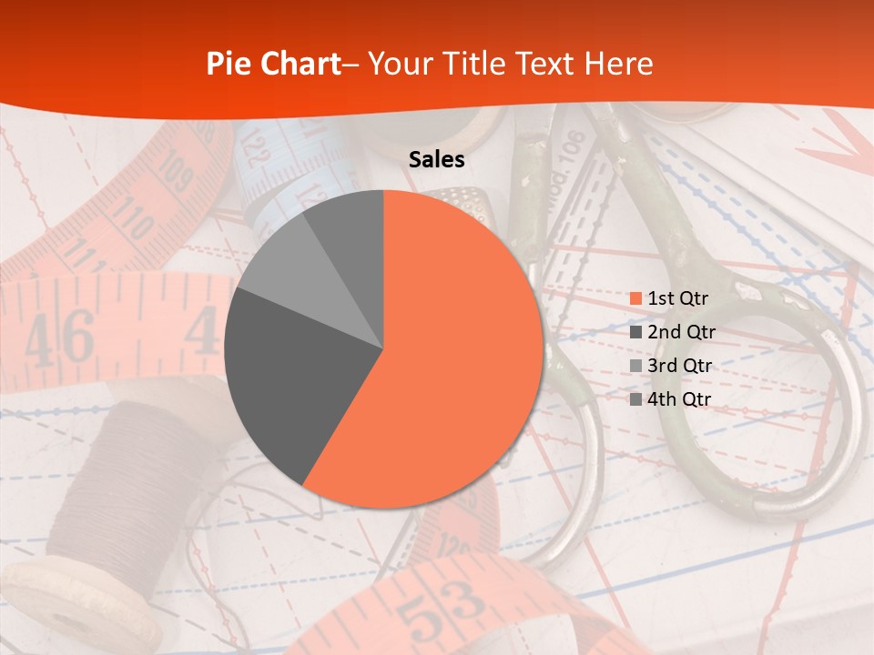 Embroidery Art Leisure PowerPoint Template