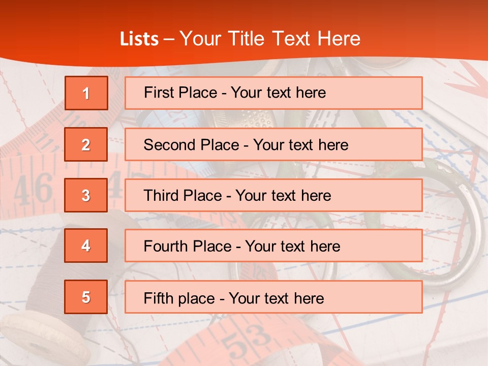 Embroidery Art Leisure PowerPoint Template
