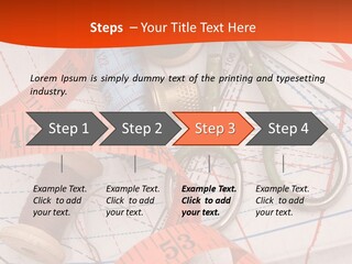 Embroidery Art Leisure PowerPoint Template