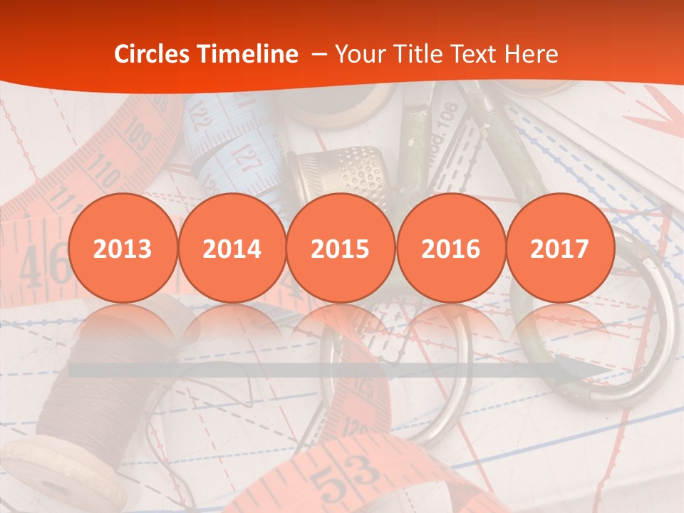 Embroidery Art Leisure PowerPoint Template