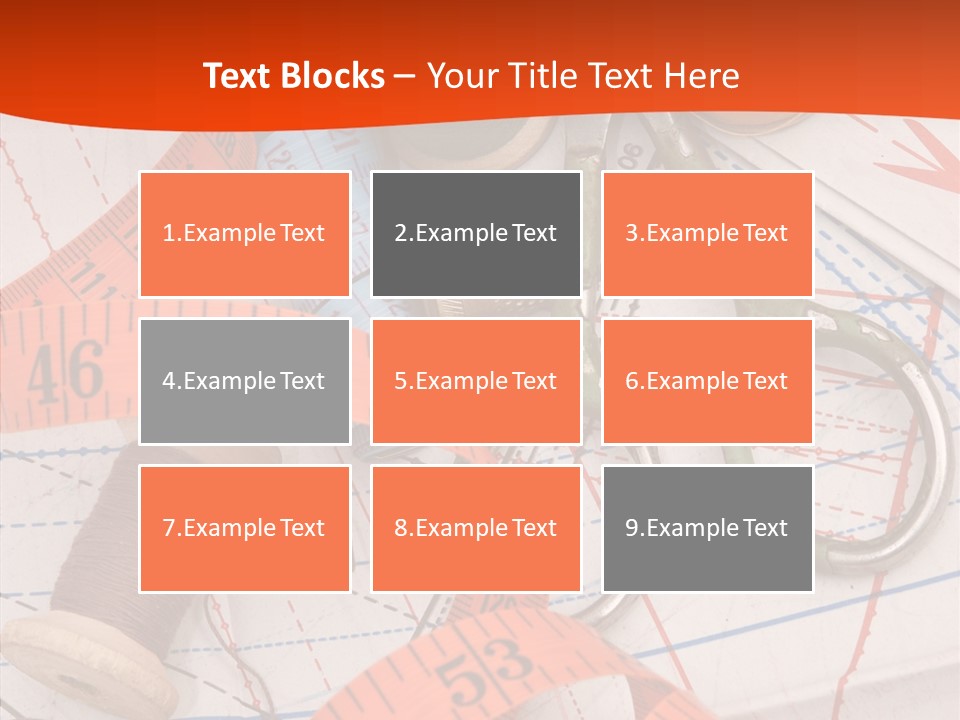 Embroidery Art Leisure PowerPoint Template