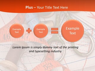 Embroidery Art Leisure PowerPoint Template