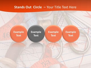 Embroidery Art Leisure PowerPoint Template