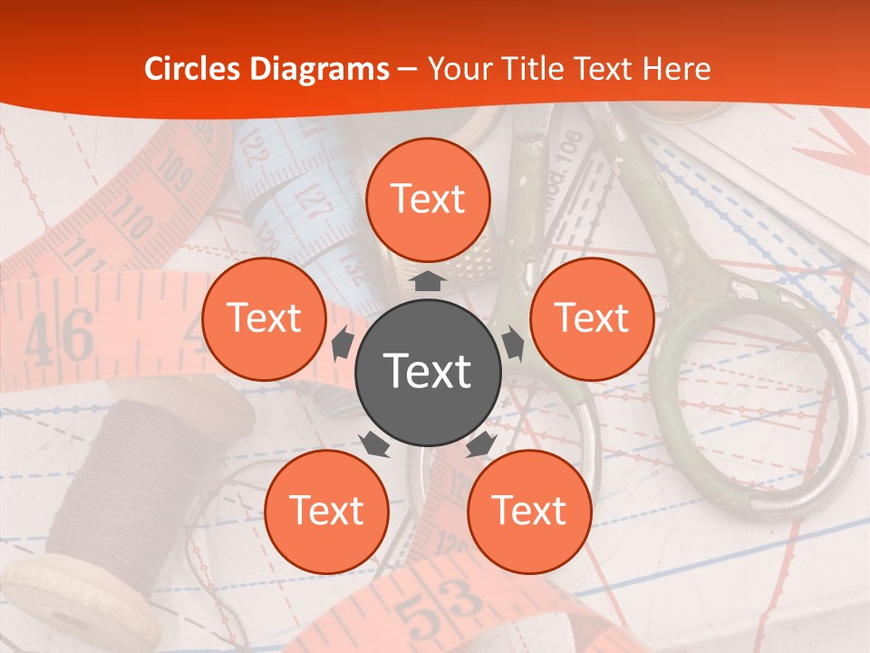 Embroidery Art Leisure PowerPoint Template