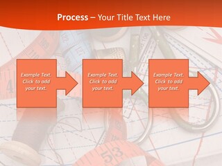 Embroidery Art Leisure PowerPoint Template