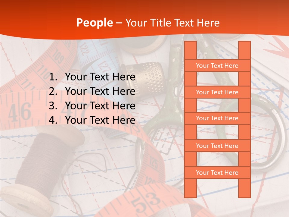 Embroidery Art Leisure PowerPoint Template