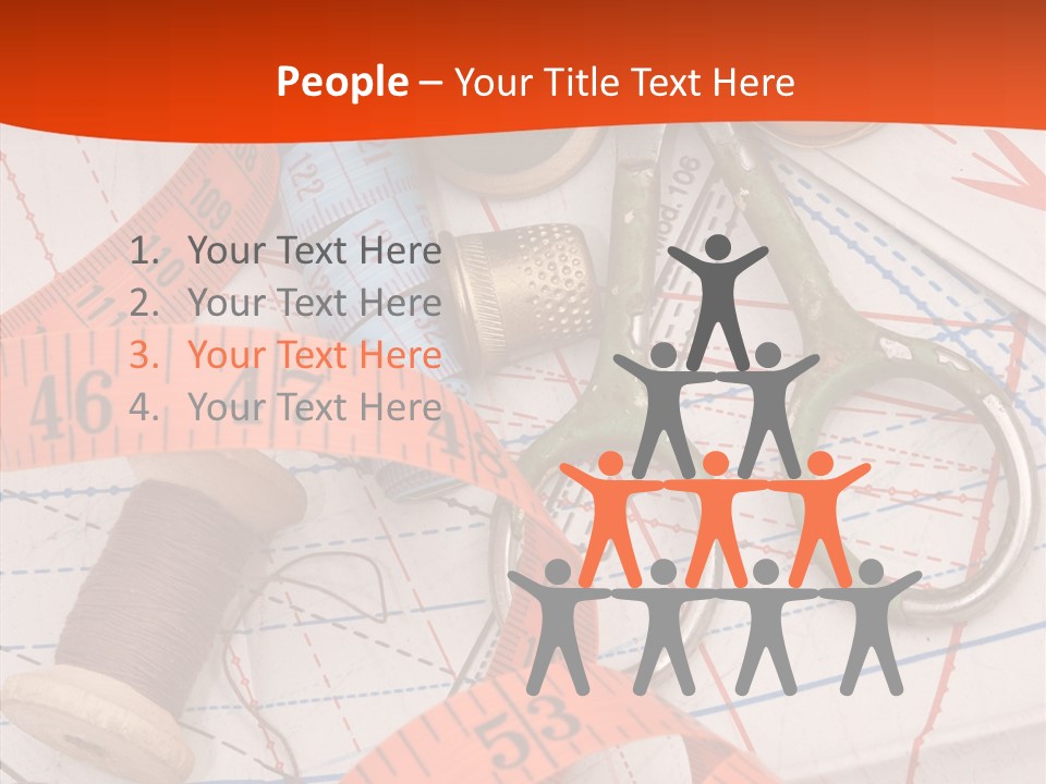 Embroidery Art Leisure PowerPoint Template