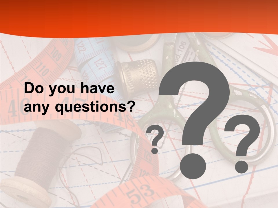 Embroidery Art Leisure PowerPoint Template