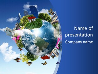 Forest Day House PowerPoint Template