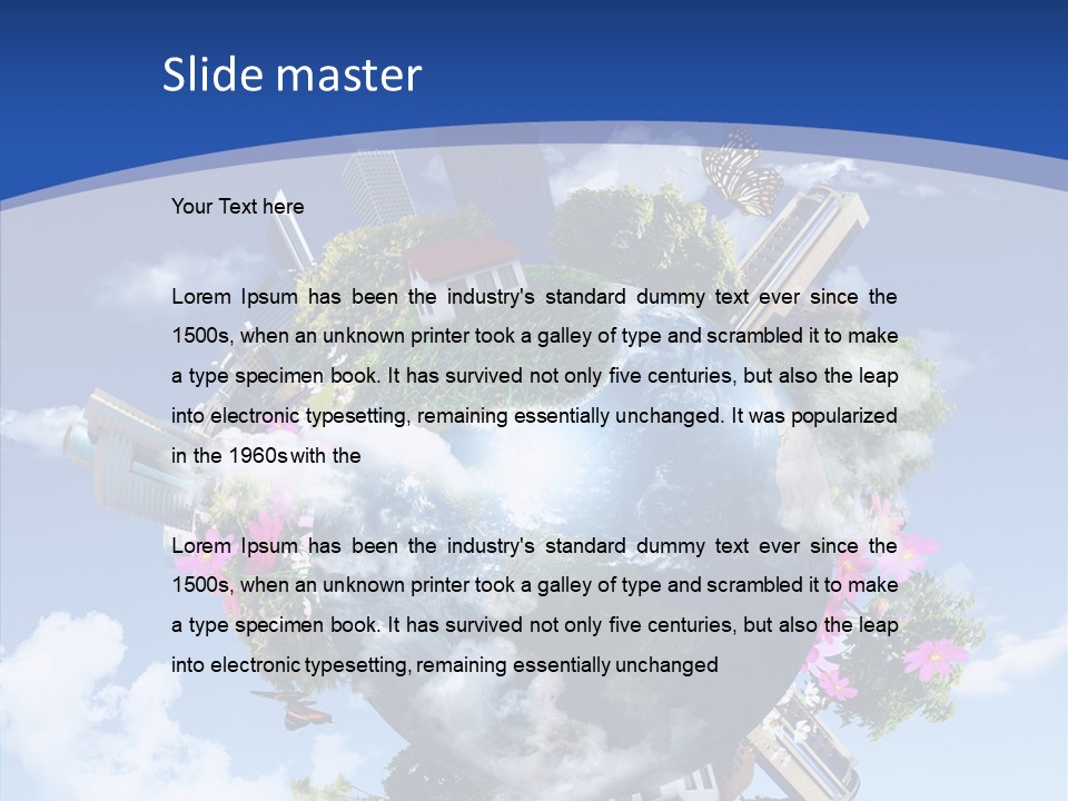 Forest Day House PowerPoint Template