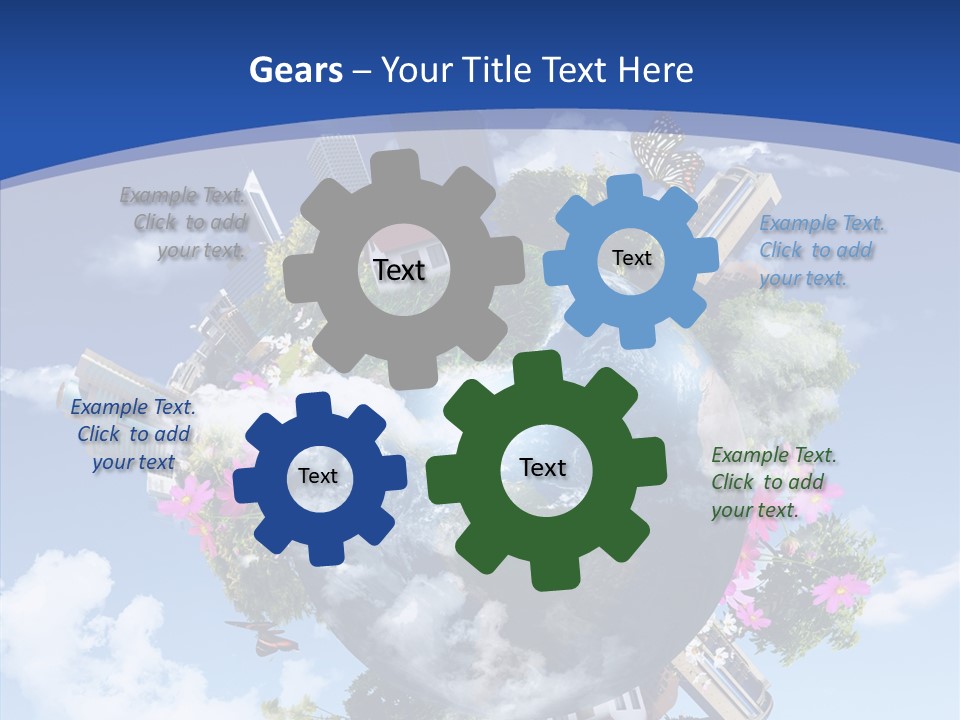 Forest Day House PowerPoint Template