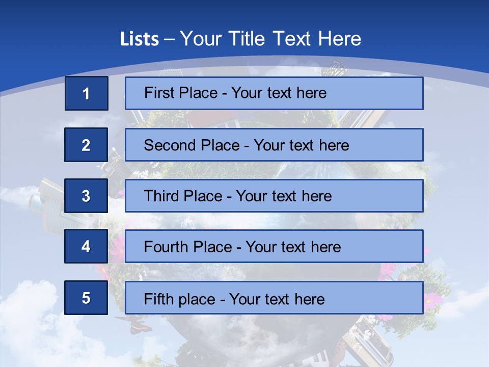 Forest Day House PowerPoint Template