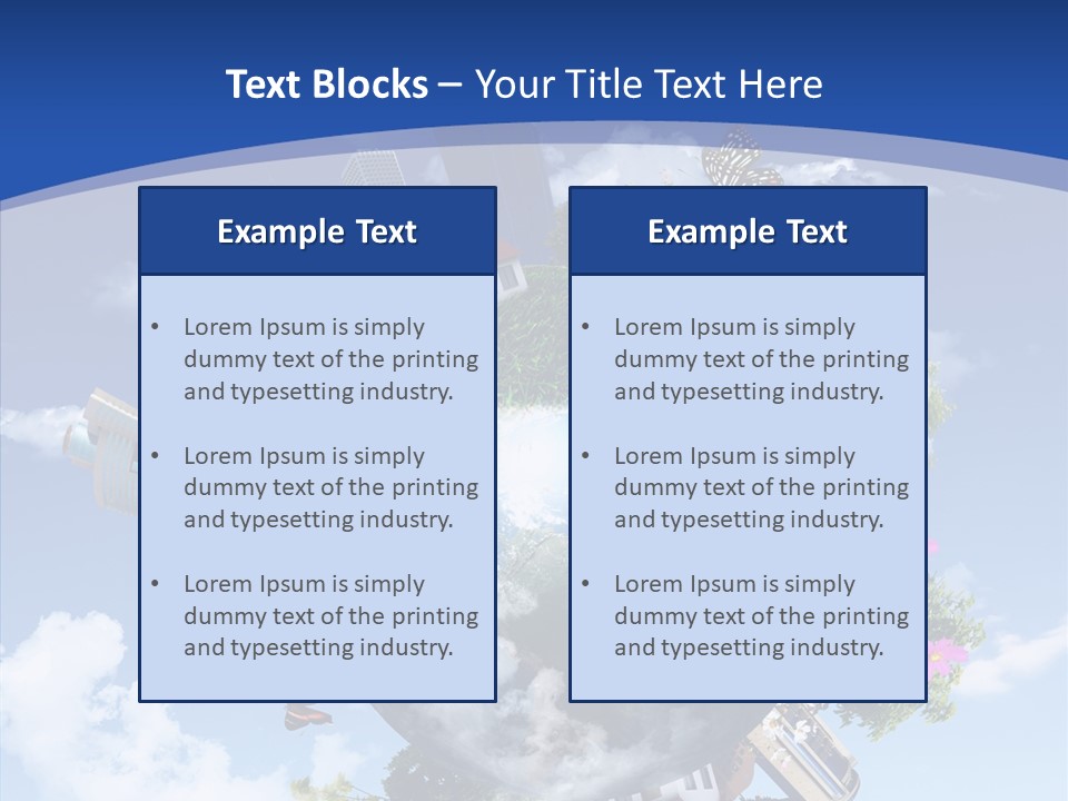 Forest Day House PowerPoint Template