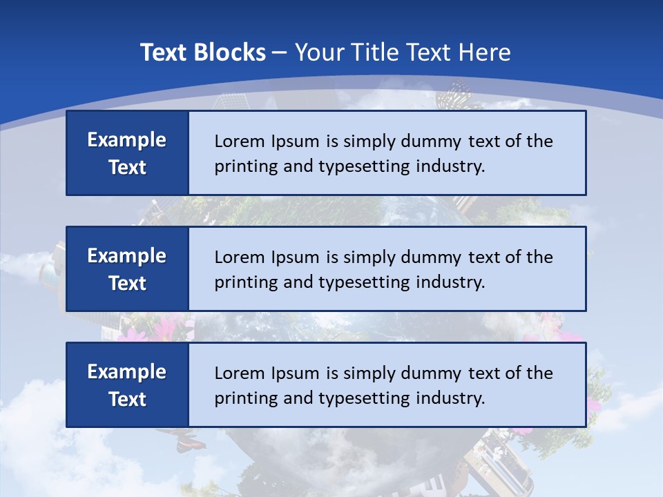 Forest Day House PowerPoint Template