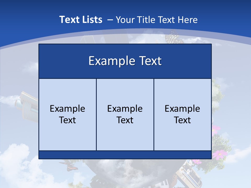 Forest Day House PowerPoint Template