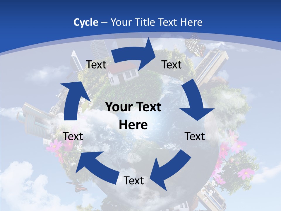 Forest Day House PowerPoint Template