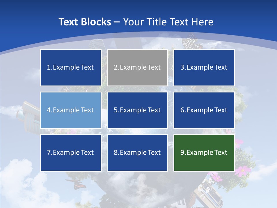 Forest Day House PowerPoint Template