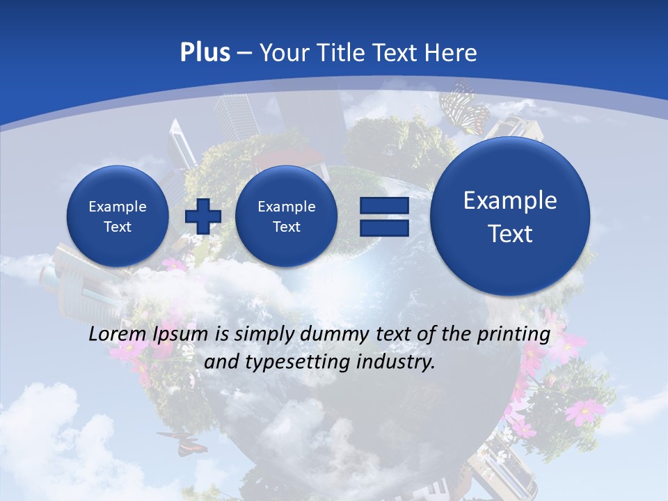 Forest Day House PowerPoint Template
