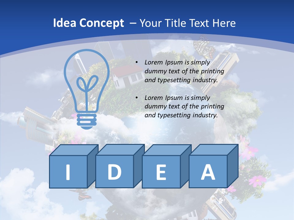 Forest Day House PowerPoint Template