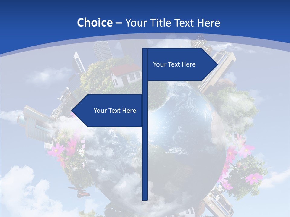 Forest Day House PowerPoint Template