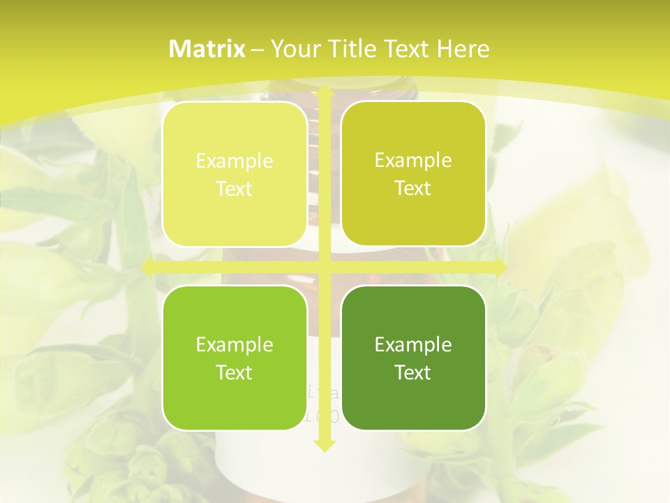 Concept Alternative Medicine Bottle PowerPoint Template