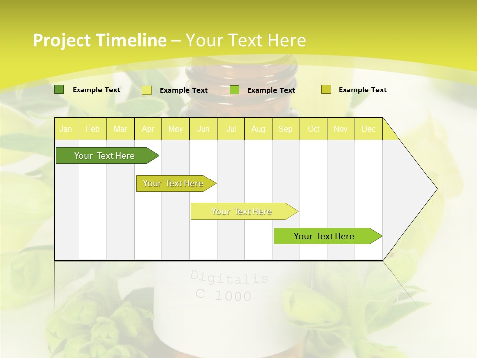 Concept Alternative Medicine Bottle PowerPoint Template