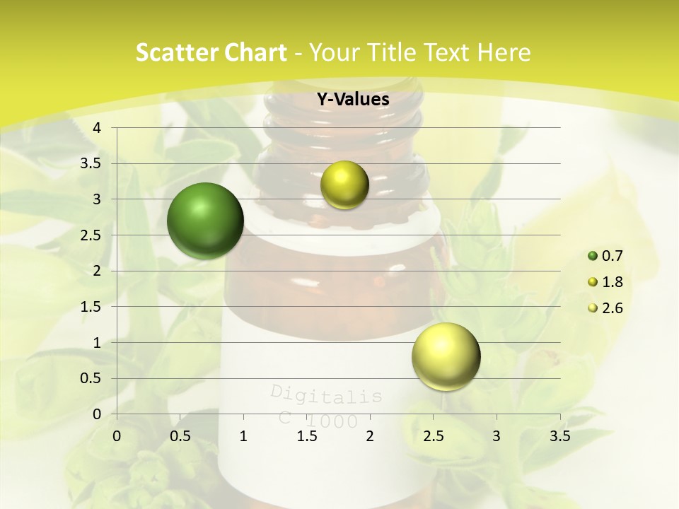 Concept Alternative Medicine Bottle PowerPoint Template