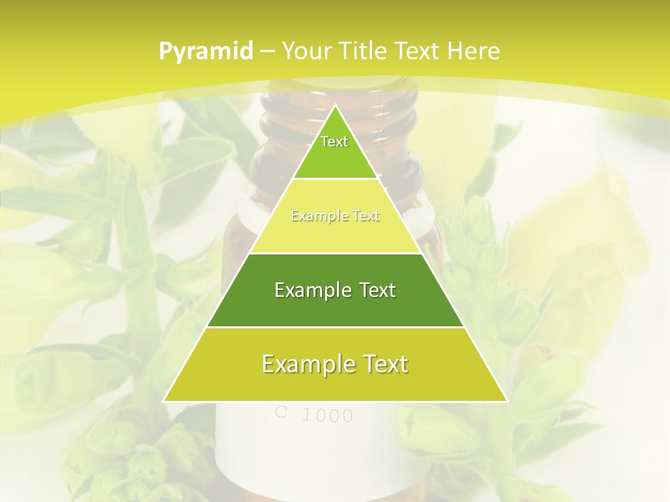 Concept Alternative Medicine Bottle PowerPoint Template