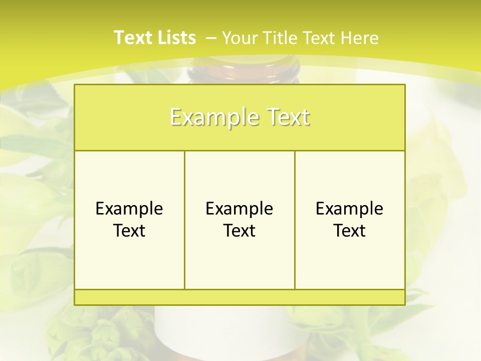 Concept Alternative Medicine Bottle PowerPoint Template