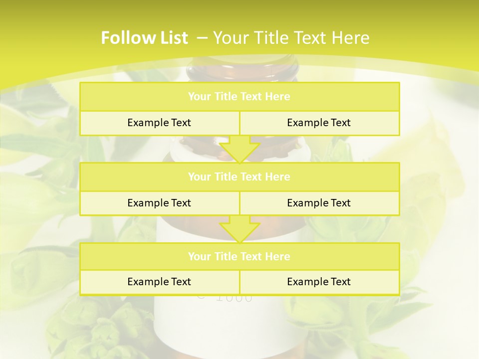 Concept Alternative Medicine Bottle PowerPoint Template