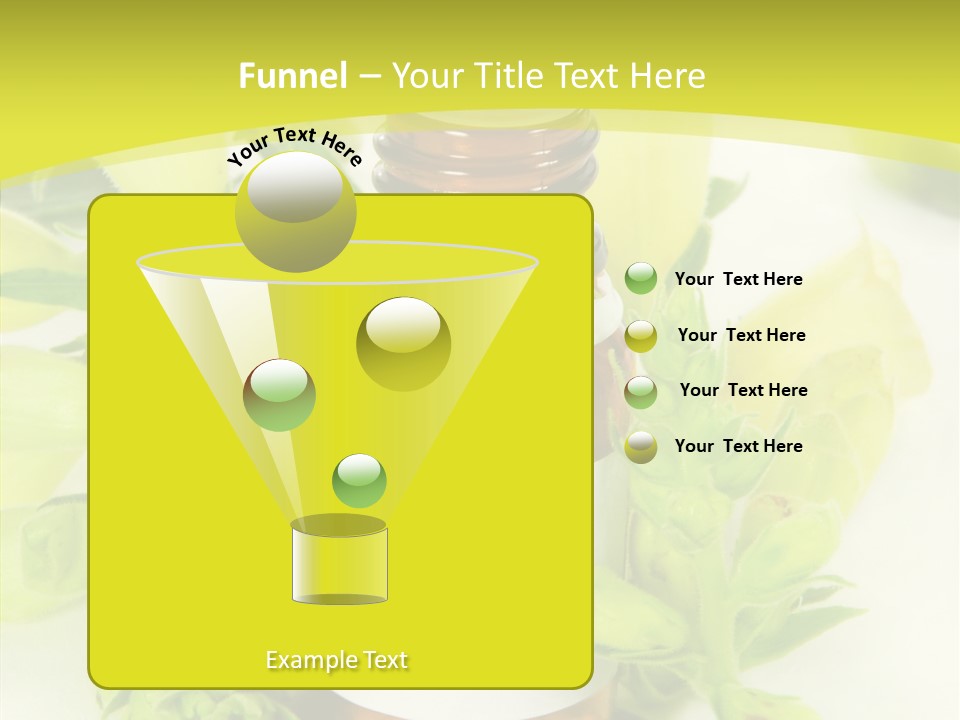 Concept Alternative Medicine Bottle PowerPoint Template