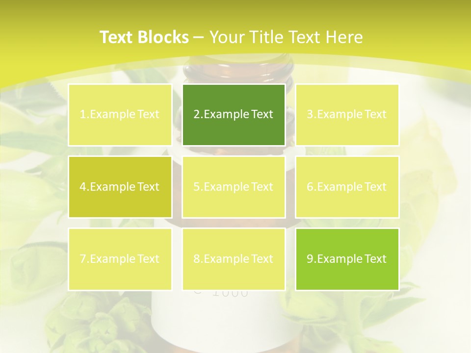 Concept Alternative Medicine Bottle PowerPoint Template