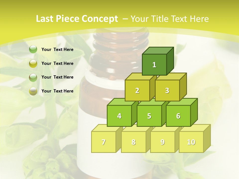 Concept Alternative Medicine Bottle PowerPoint Template