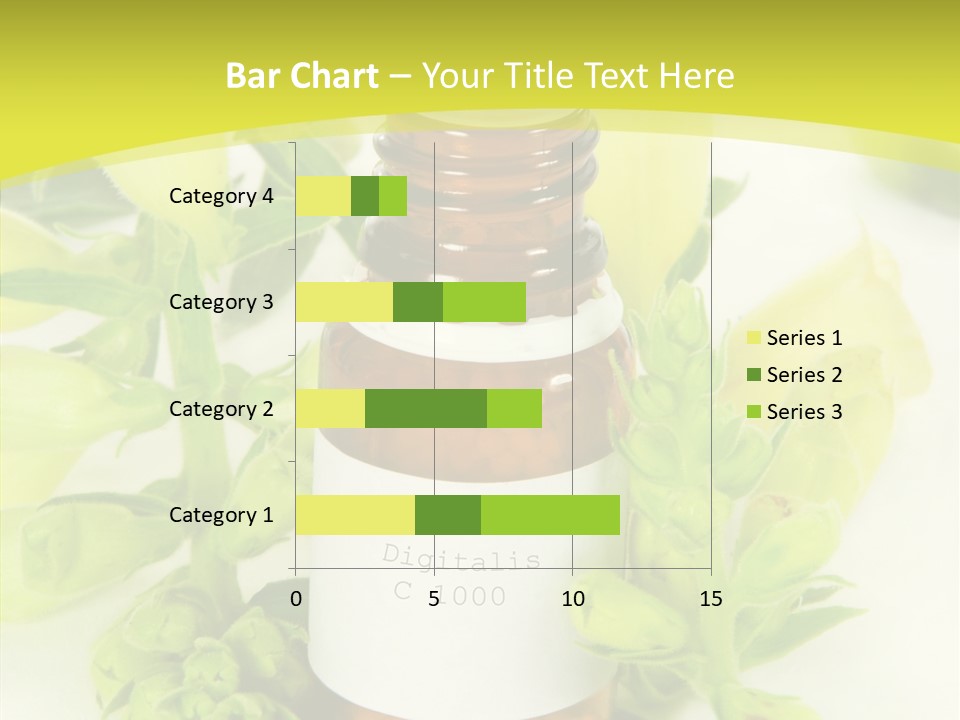 Concept Alternative Medicine Bottle PowerPoint Template