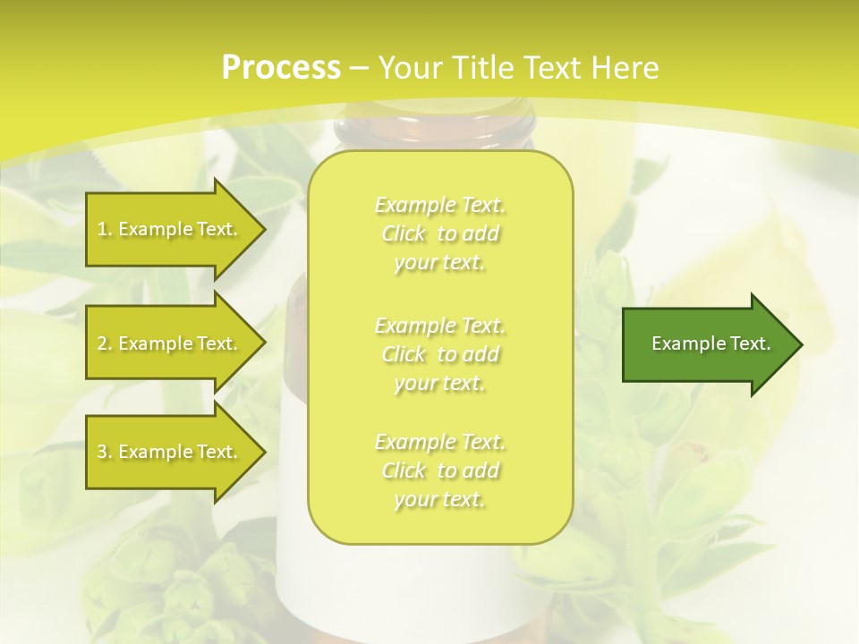 Concept Alternative Medicine Bottle PowerPoint Template