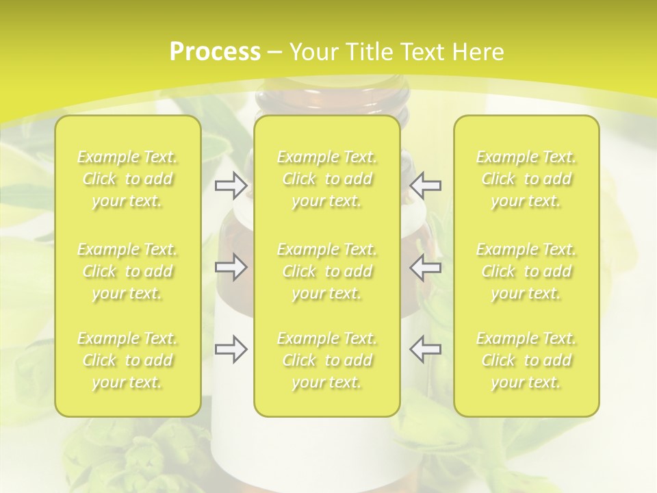 Concept Alternative Medicine Bottle PowerPoint Template