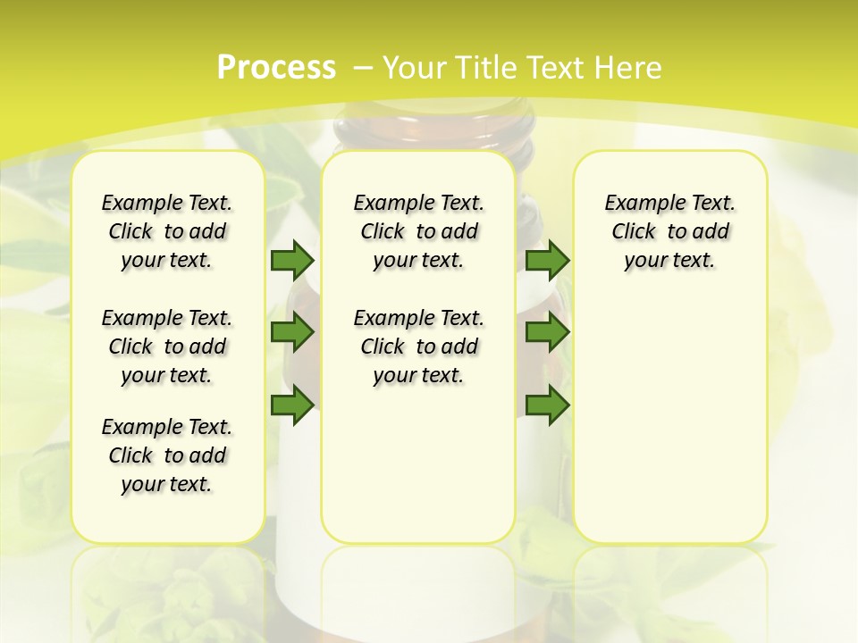 Concept Alternative Medicine Bottle PowerPoint Template
