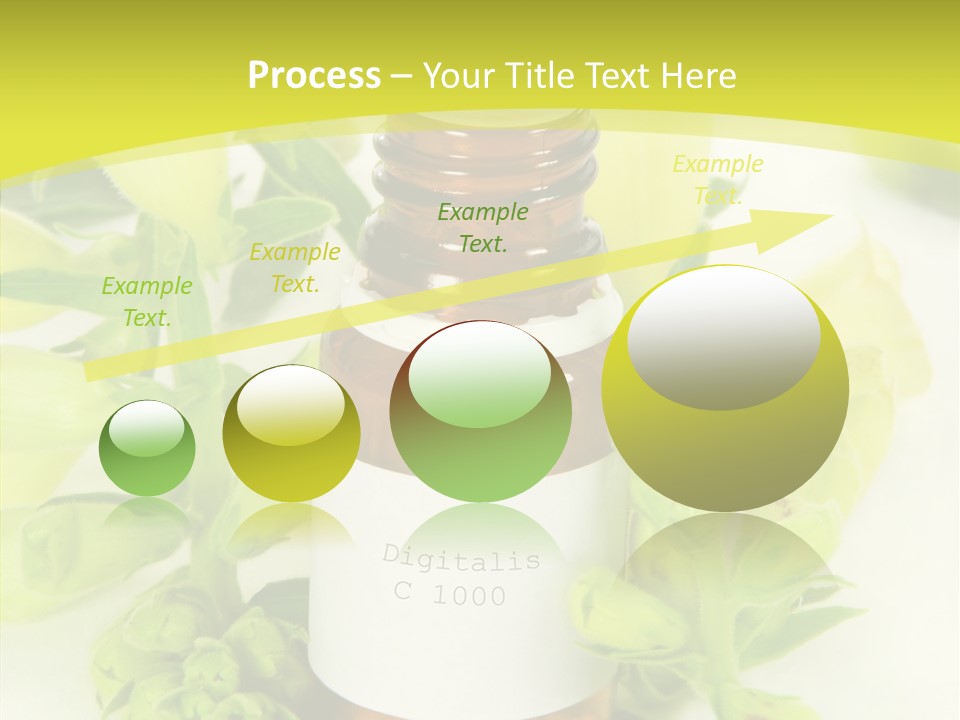 Concept Alternative Medicine Bottle PowerPoint Template