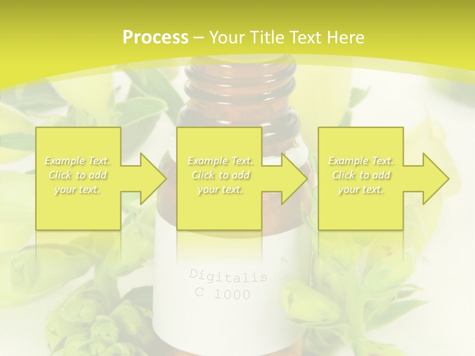 Concept Alternative Medicine Bottle PowerPoint Template