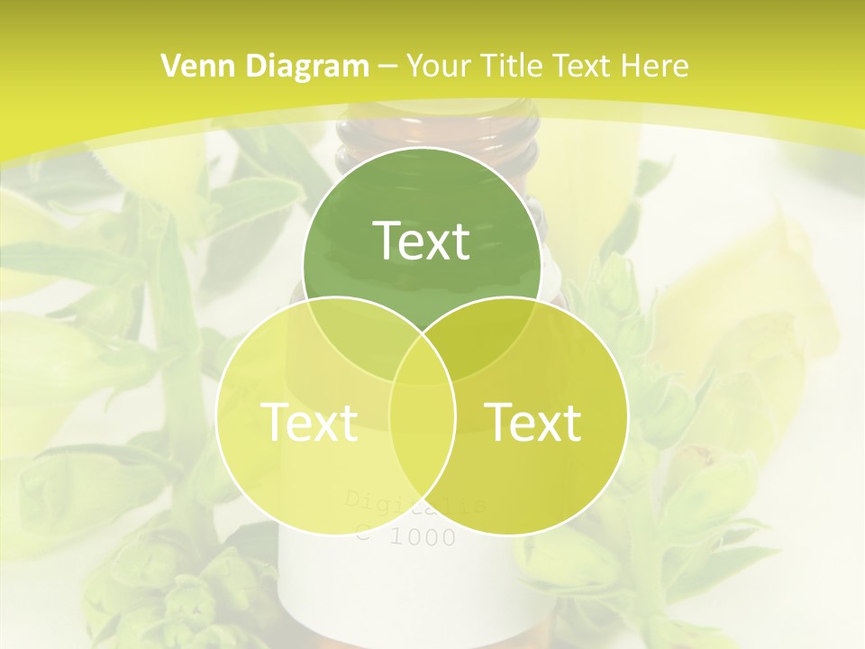 Concept Alternative Medicine Bottle PowerPoint Template